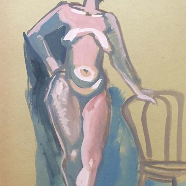 Nude Chair by Jerry & Ruth Opper Estate, Image 6.