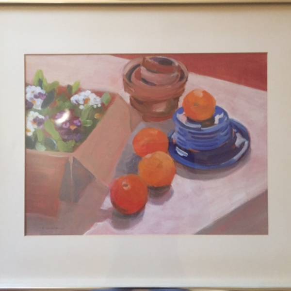 Still Life with Oranges by D. Morrison, Image 3.