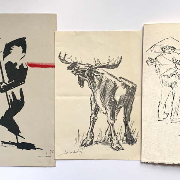 3 Piece Collection by Rene Brochard by Rene Brochard, Image 4.