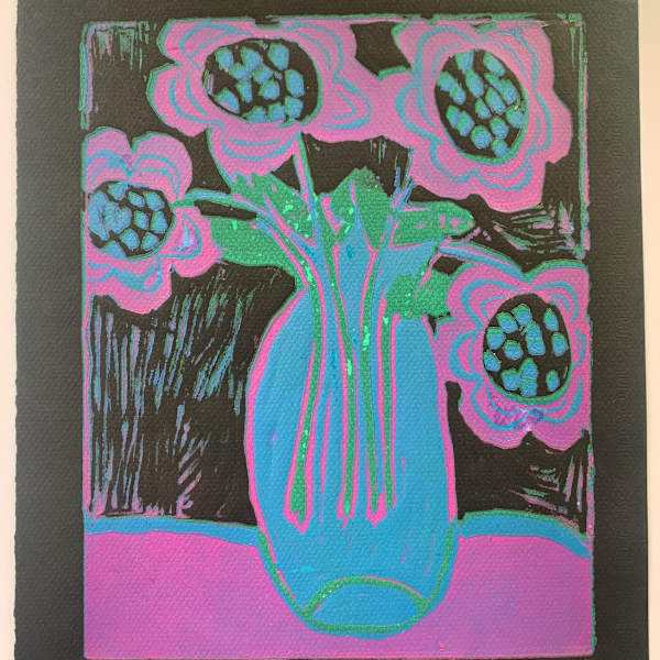 Flowers in Vase by Gina Damerell, Image 4.