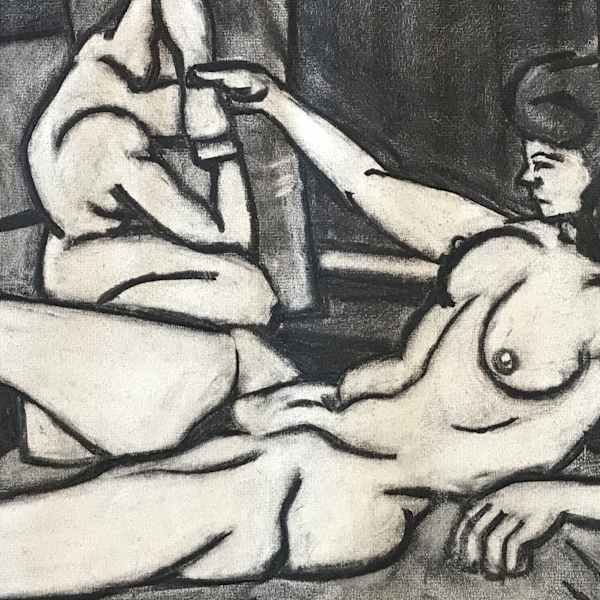 Nude on Mattress by Fredrick Reichman, Image 9.