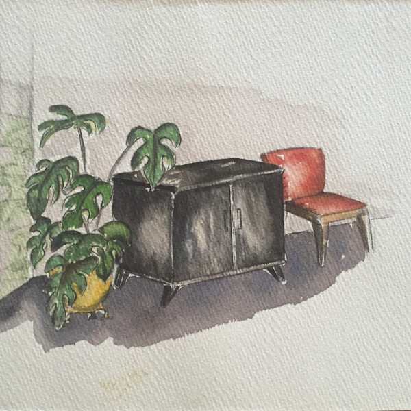Chair and Console by Kathleen Williams, Image 1.