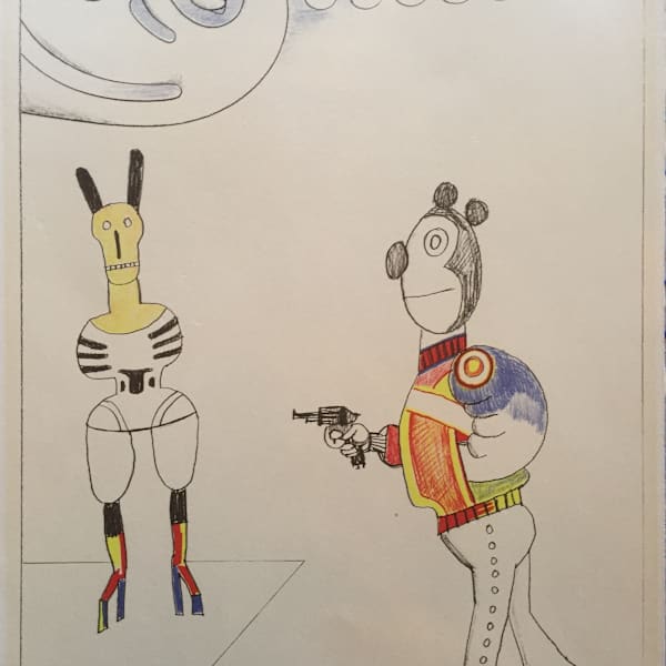 "Derrierele Miroir" by Saul Steinberg, Image 1.