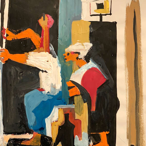 "Study from the Spinners" by Agnes Mills, Image 9.