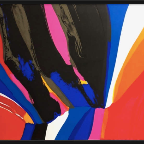 Charles Schorre 1980 Abstract Silkscreen by Charles  Schorre, Image 1.