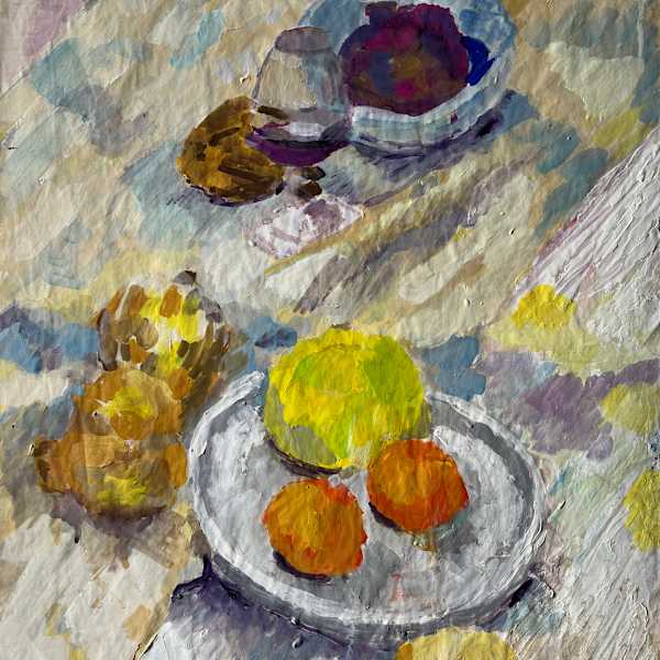 1959 "Still Life" Melvinita Hooper American Folk Artist by Melvinita Hooper, Image 3.