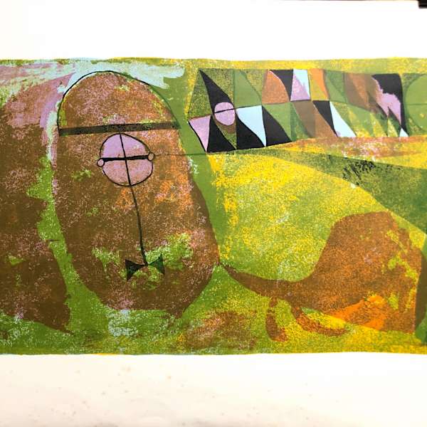 Paul Klee Vintage Lithograph by Paul Klee, Image 1.