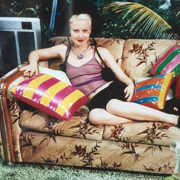 Girl with Inflatable Pillows by Mark Kohr, Image 1.