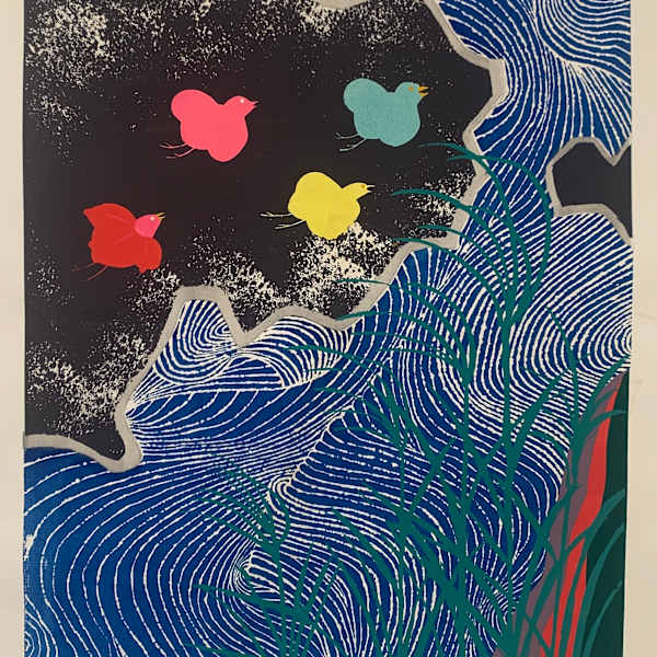 "The River and Birds" by A. Waharton, Image 3.