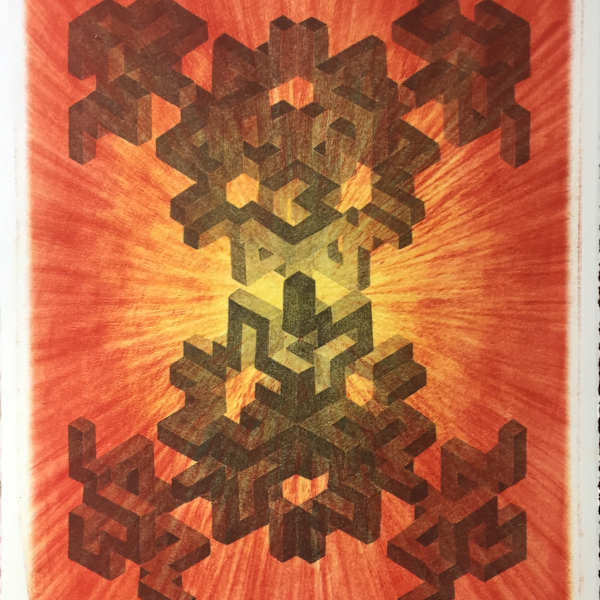 "Cubal Fission" by Richard Lininger, Image 1.