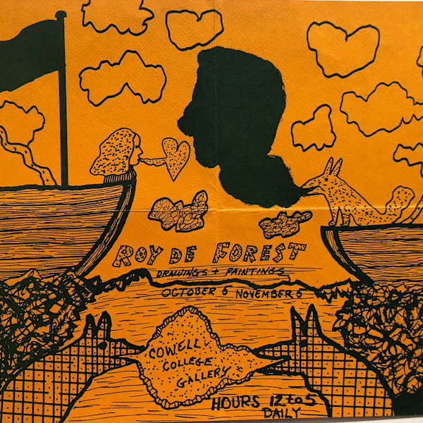 Roy De Forest Exhibition Flyer for Cowell College by Roy De Forest, Image 4.