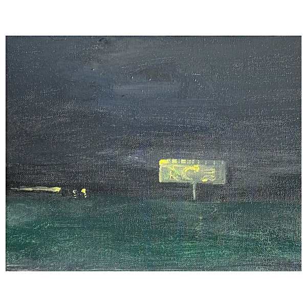 Billboard and Boats by Clyde Corley, Image 1.