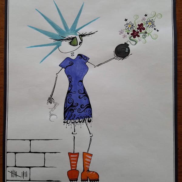 Untitled (Bomb) by (peace sign) Peaceworks, Image 1.