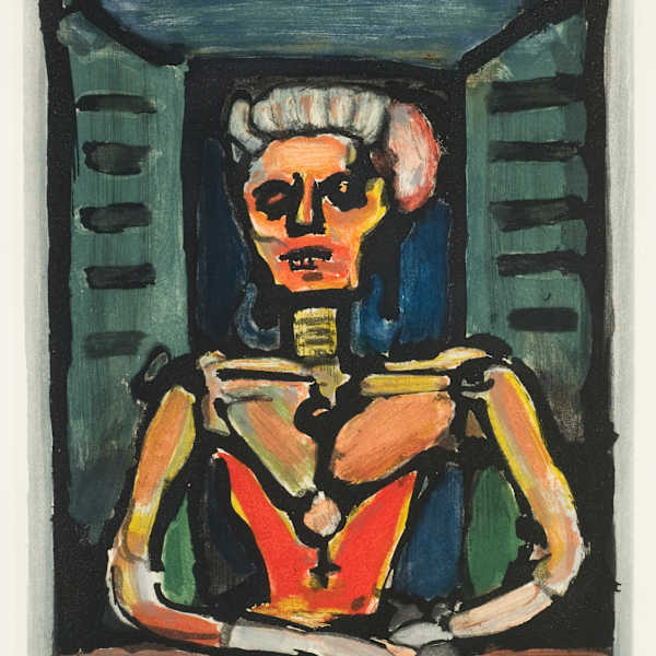 Vielle Courtisane à la Fenêtre by Georges Rouault, Image 1.
