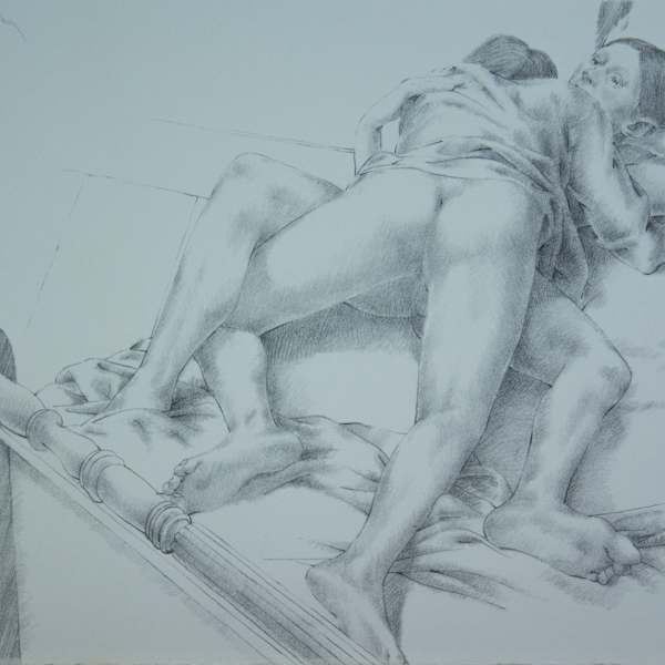 Couple on Bed by DeWitt Hardy, Image 1.