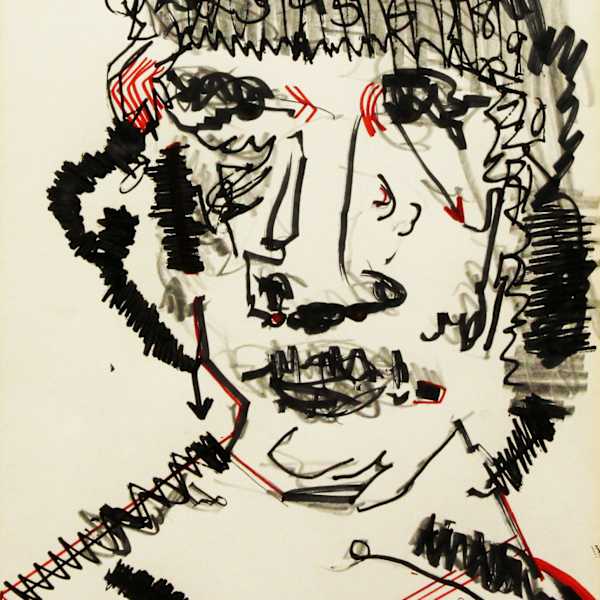 Man's Head by Juan Logan, Image 1.