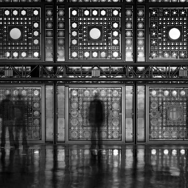 Institute du Monde Arabe, Paris, 2008, Thursday, November 10, 2011, From the City Stages Portfolio by Matthew Pillsbury, Image 1.