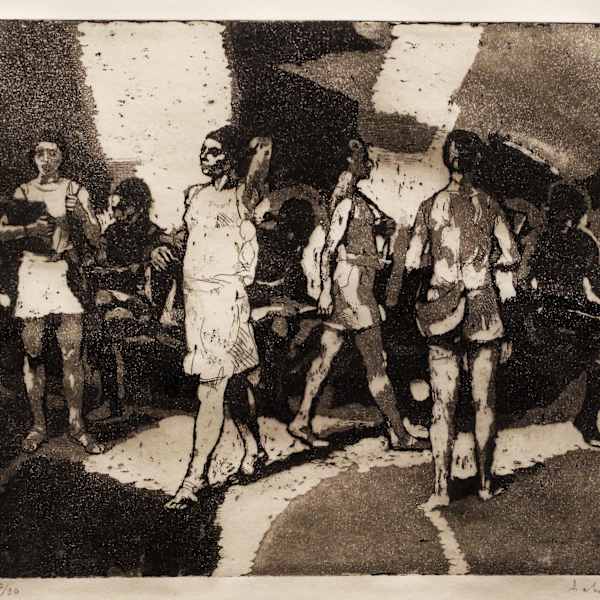 School Girls by Isabel Bishop, Image 1.