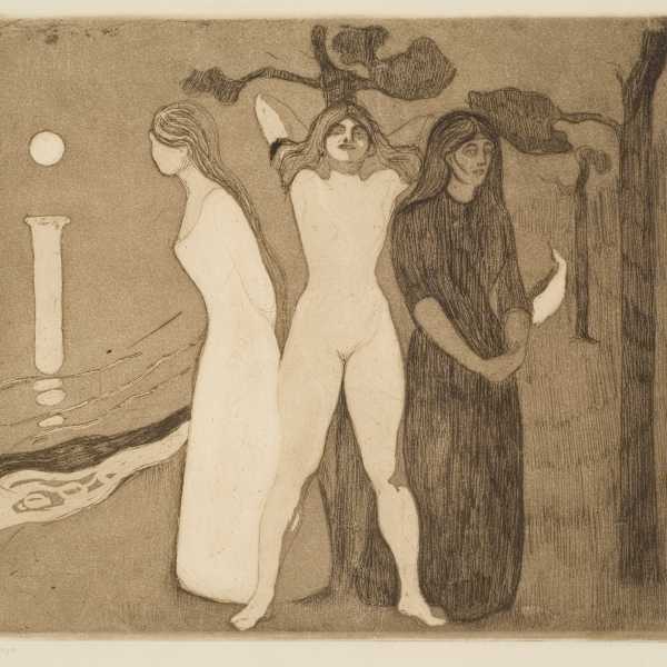 Drei Weiben (The Woman II) by Edvard Munch, Image 1.