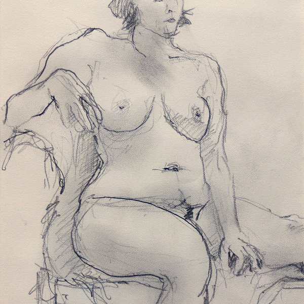 Sitting Figure by Ali Baudoin, Image 1.