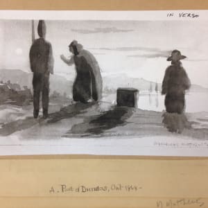 A Part of Dundas, Ontario 1868 by Marmaduke Matthews (1837-1913) 