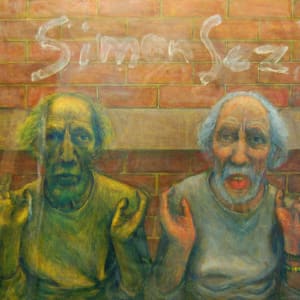 Simon Sez III (with Two Leos) by Leopold Segedin
