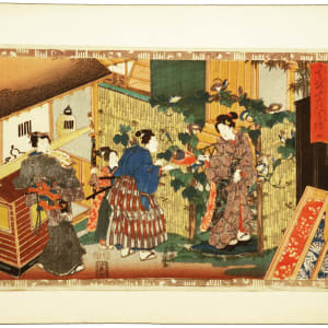 Illustration for a Modern Interpretation of The Tale of Genji; Chapter 3 by Utagawa Kunisada