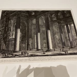 Veduta interna del Pronao del Panteon (Interior view of the pronaos of the Pantheon) by Giovanni Battista Piranesi 