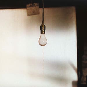 White Light Bulb, Batiste House, Pictures from Eve's Bayou by William Eggleston