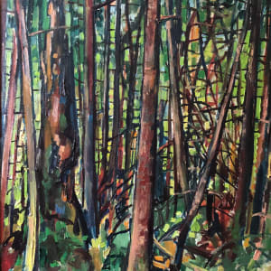 Forest Summer Morning by Llewellyn Petley-Jones (1908-1986) 