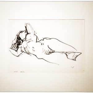 Nude, Head thrown back by Wolf Kahn
