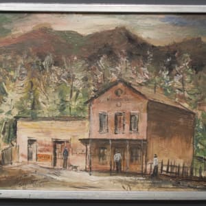 Old Masonic Hall Fetters Corner, Genoa, Nevada by Louis Bassi Siegriest 