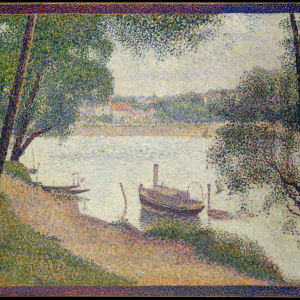 Gray Weather Grande Jatte by Georges Seurat