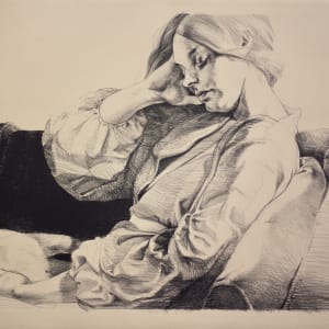 Woman With Cat by Sigmund Abeles