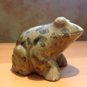 Hidden Animals- Stone Frog by First Nations Carvers Vancouver, BC