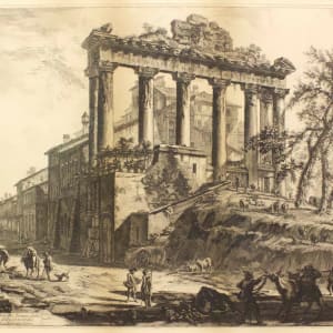 Veduta del Tempio detto della Concordia by Giovanni Battista Piranesi