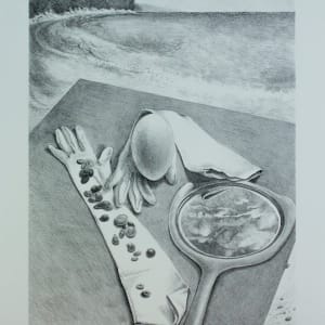 Gloves at Lake Michigan by Pat Hardy