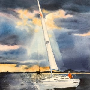 Sailboat (commission) by April Rimpo