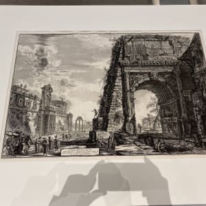 Veduta dell'Arco di Tito (View of the arch of Titus) by Giovanni Battista Piranesi 
