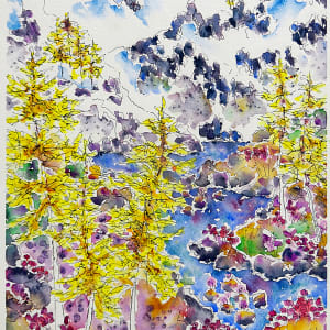 Larch Lake, End of Summer by Ann Nelson