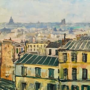 View from Butte Montmartre by Llewellyn Petley-Jones (1908-1986) 