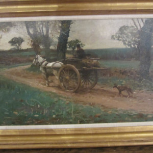 The Return from Market by Sir Alfred J. Munnings 