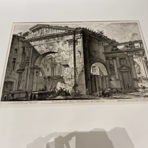Veduta dell'Atrio del Portico di Ottavia (View of the atrium of the portico of Octavia) by Giovanni Battista Piranesi 