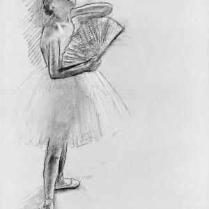 Dancer with a Fan by Edgar Degas