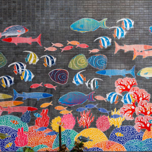 Go Go Fish mural by Sina Eggülf