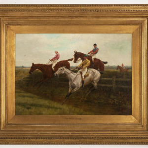 Steeplechase (set of 4) by Thomas Blinks 