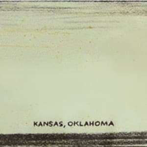 Kansas, Oklahoma by Ed Ruscha