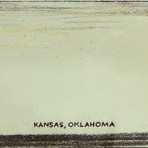 Kansas, Oklahoma by Ed Ruscha