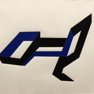 Blue and Black by Beverly Pepper