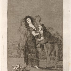 Quien mas Rendido? by Francisco de Goya